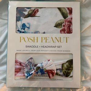 Posh Peanut Hydrangea Swaddle